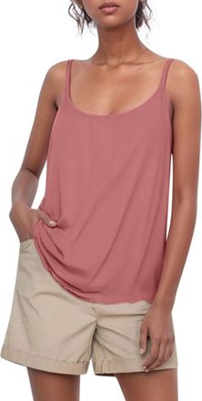 Generic Name Womens Tank Top with Built in Pads Seamless Loose Fit Inner Wear Outer Wear Slimming Effect Atmosphere Top (XXL) Pink