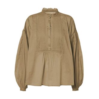 Isabel Marant Dames, Blouses & Shirts, Beige, Maat: XL