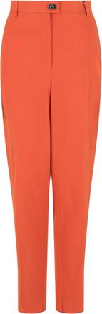 Ferragamo Gancini-Plaque Straight-Leg Trousers