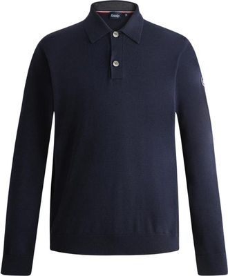 Fusalp Clovon Sweater - Heren - Ronde hals truien - Blauw - XL - Wol - Truien & Vesten