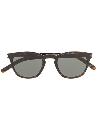 Saint Laurent Eyewear Occhiali da sole squadrati - Nero