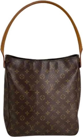 Louis Vuitton Pre-owned Shoulder Bags, female, Brown, Size: ONE SIZE Pre-owned Looping GM Monogram Shoulder Bag