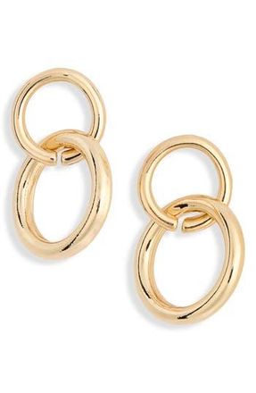 Leith Link Drop Earrings in Gold at Nordstrom Rack