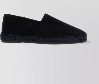 Tom Ford round toe suede espadrilles with espadrille sole