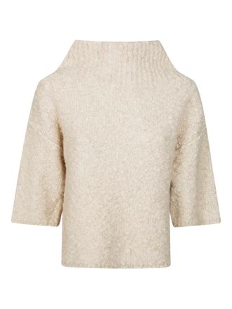 Max Mara funnel-neck sweater - Neutrals