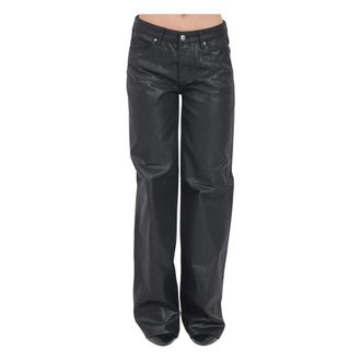 A|X Armani Exchange Dames, Broeken, Zwart, Maat: W26 Leer