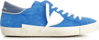 Philippe Model Prsx Low-top Sneaker - Heren - Sneakers - Blauw - 41 EU - Katoen - Schoenen