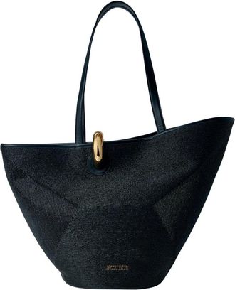 Jacquemus Tote Bags, female, Black, Size: ONE SIZE Bambola Tote Bag