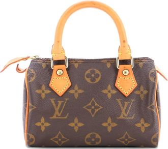 Louis Vuitton Speedy Mini HL Handbag Monogram Canvas satchel - Bruin
