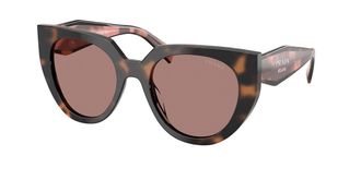 Prada PR 14WS 23A60B Womens Sunglasses Tortoiseshell Size 52