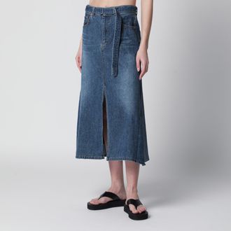 sacai Denim skirt in blue cotton