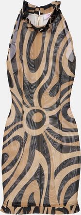 Pucci Abito corto Marmo con volant