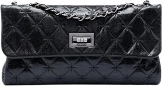 Chanel Pre-owned Vintage Shoulder Bag - Dames - Vintage Schoudertas - Zwart - ONE Size - Leer - Vintage