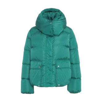 Add Down Jackets, female, Green, Size: 2XS 12Awh005 Down Coat