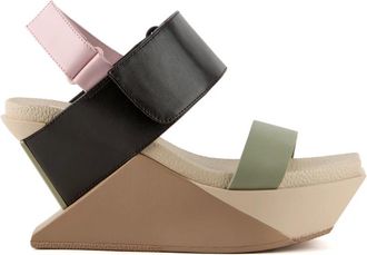 United Nude Delta Wedge Sandal - Dames - Sleehakken - Veelkleurig - 41 EU - Leer - Schoenen