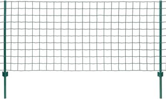 Berkfield Home Euro Fence Steel 20x1.5 m Green