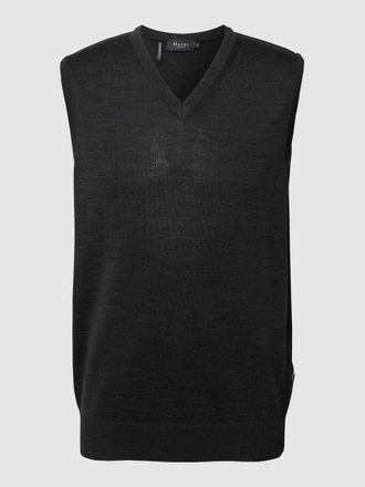 Maerz MAERZ Muenchen Pullunder aus Merinowolle in Anthrazit, Größe 48