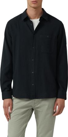 s.Oliver Langarmhemd S.OLIVER, Herren, Gr. XXL, N-Gr, schwarz, Piqu&eacute;, Obermaterial: 100% Baumwolle, unifarben, regular fit normal, Manschette, Hemden Langarmhe