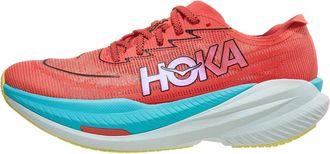 Hoka One One Mens Mach X 2 Running Shoes In Grapefruit / Electric Coral