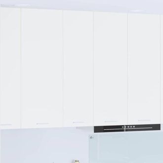 vidaXL vidaXL Armadio pensile Bianco 30 x 31 x 100 cm Legno multistrato
