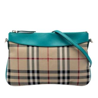 Burberry Pre-owned Cross Body Bags, female, Beige, Size: ONE SIZE Pre-owned Crossbody Bag