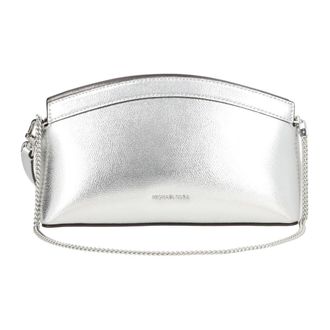 Michael Kors Sm Dome Chn Clutch Xbody - female - Michael Kors - Clutches - Gray - ONE SIZE - Bags