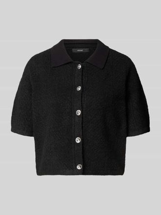 Vero Moda Regular Fit Strickjacke mit Schmuckkn&ouml;pfen Modell DIANA in Black, Gr&ouml;&szlig;e XS