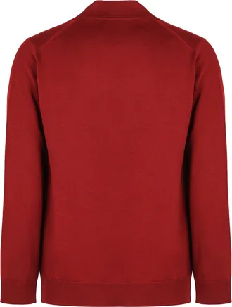 Gucci Womens Wool V-Neck Sweater Red