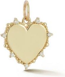 Ember Fine Jewelry 14K Gold Diamond Heart Charm at Nordstrom Rack