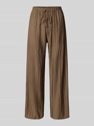 Zabaione Stoffhose mit elastischem Bund in Khaki, Gr&ouml;&szlig;e S/M