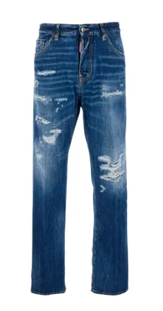 Dsquared2 Blue Mid Rise Jeans