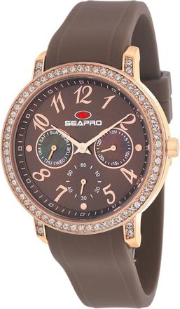 Seapro Womens Brown dial Watch
