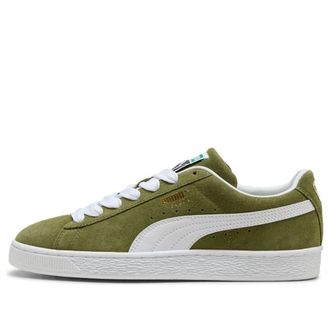 Puma Suede Classic Olive Green White 399781-36