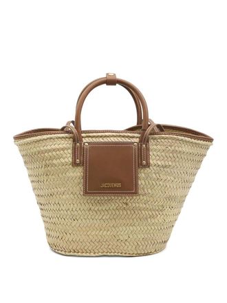 Jacquemus Le Panier Soli Rafia Basket Bag
