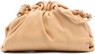 Bottega Veneta 2012-2025 Lambskin The Mini Pouch crossbody bag - Marrone