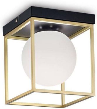 Ideal Lux Ideal Lux - Lingotto - Lámpara de techo 1 Light Globe Latón antiguo