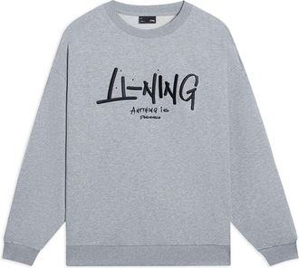 Li-Ning Anything Is Possible Graphic Sweatshirt Grey AWDSF75-5