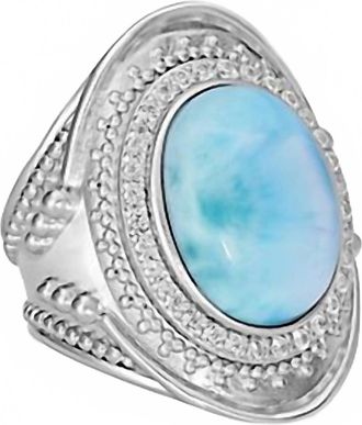 Dallas Prince Designs Larimar Ring In Silver