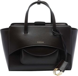 Hidesins Dark Brown Flap Handbag