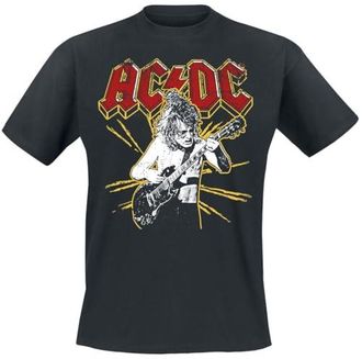 T-Shirt Officiel AC/DC Tour Wash - Homme - Noir - Taille L/XL - 100% Coton