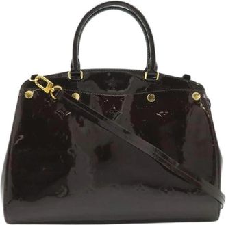 Louis Vuitton Pre-owned Monogram Vernis Blair MM Handtas - Dames - Vintage Handtas - Paars - ONE Size - Leer - Vintage