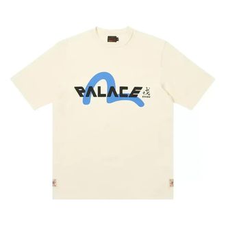 Palace x Evisu Logo T-shirt White 2ESPAM4TS1153XXCTWHTO