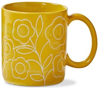 Tag Zoey Flower Mug Yellow Stoneware Everyday at Nordstrom