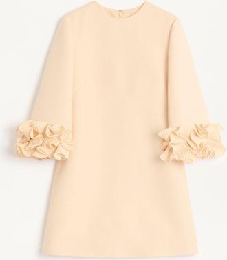 Valentino Crepe Couture Short Dress Woman BIRCH 36