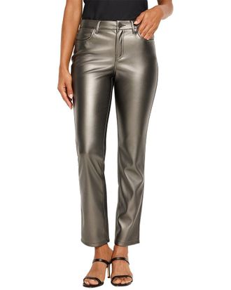 Nic+Zoe Nic+Zoe Daytrip Metallic Faux Leather Pant