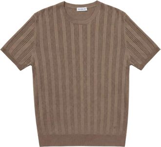 Manuel Ritz T-Shirt M/M in Filo - male - Manuel Ritz - Round-neck Knitwear - Brown - 3XL - Knitwear