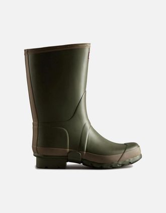 Hunter Mens Gardener Boots Mens Wellingtons - Green - Size: 12