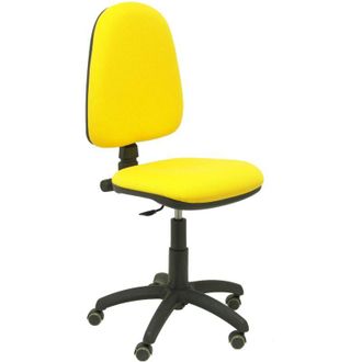 Piqueras y Crespo Silla A&yacute;na Bali Amarillo Ruedas De Parqu&eacute;