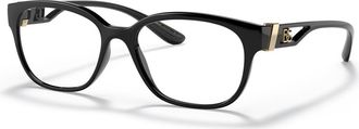 Dolce & Gabbana 54mm Square optical glasses in Black at Nordstrom