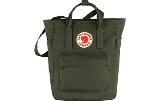 Fj&auml;llr&auml;ven Schultertasche FJ&Auml;LLR&Auml;VEN Kanken Totepack, Damen, Gr. B/H/T: 30cm x 36cm x 15cm, gr&uuml;n (olivgr&uuml;n), Baumwolle, Polyester, Taschen Schultertasche